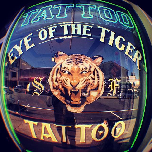 Eye of the Tiger Tattoo